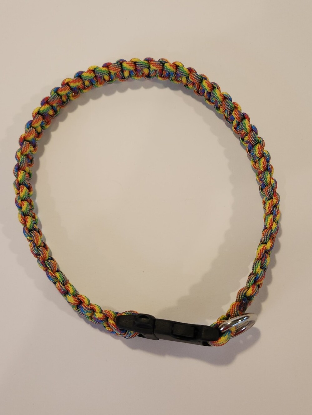 Handmade Multicolor Paracord Collar Dog